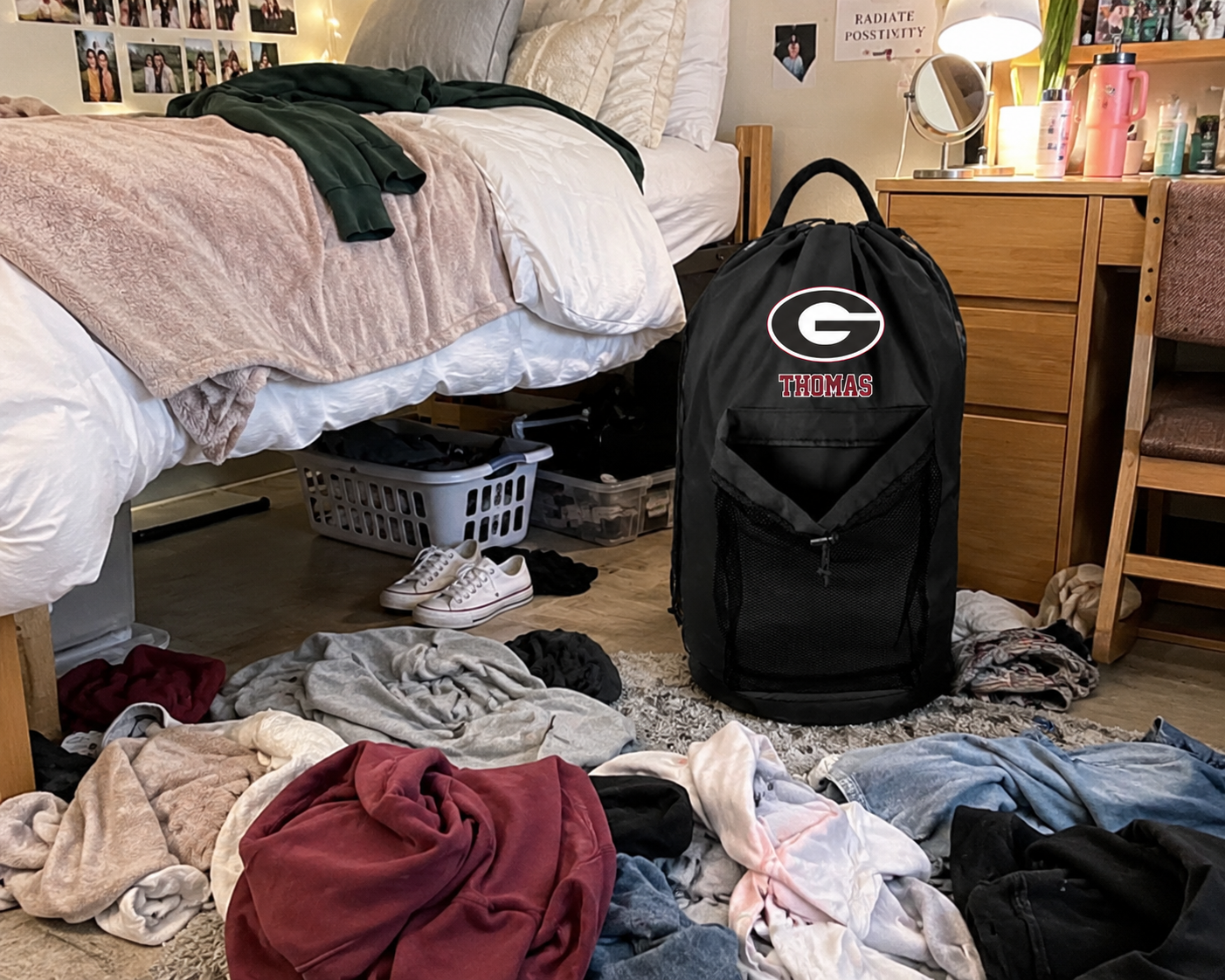 PREORDER: Custom College Laundry Basket 7.20.26 osym