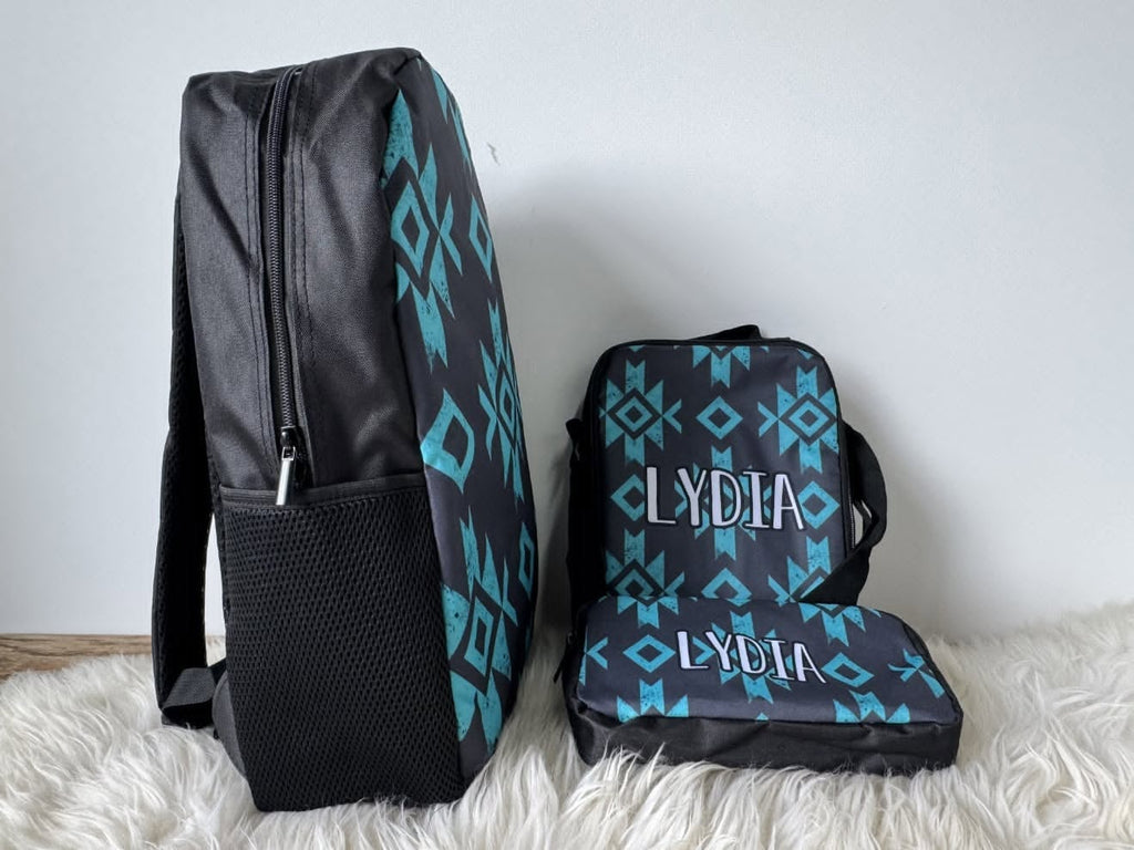 PREORDER: Custom Backpack, Lunch Bag + Pencil Case Set 7.6.26 osym