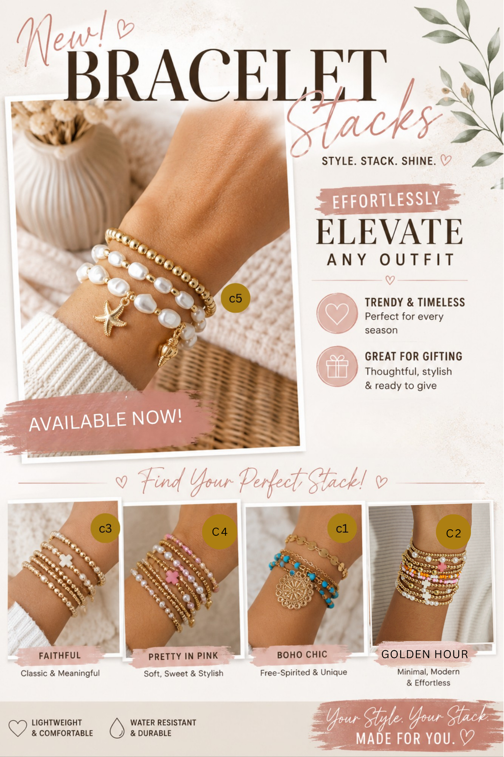 PREORDER: Bracelet Stacks RERUN 8.24.26 OSYM