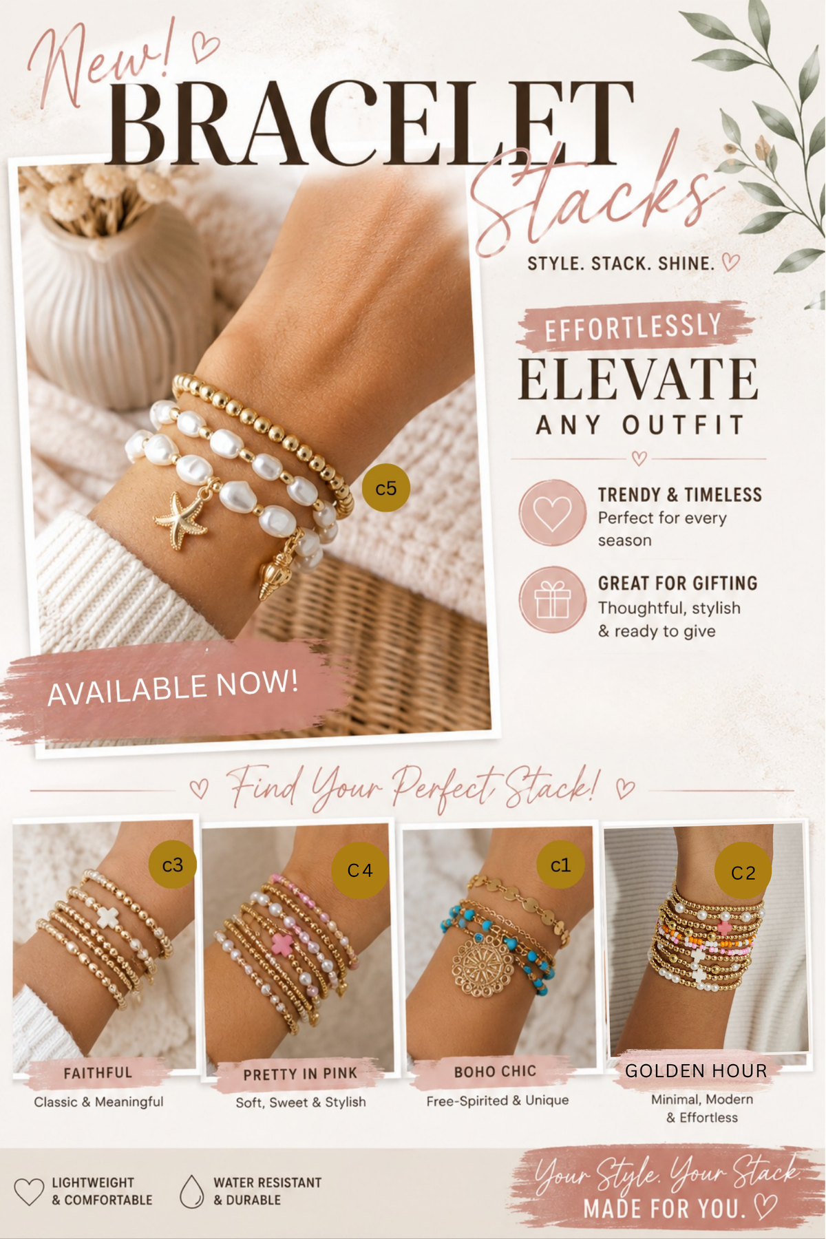 PREORDER: Bracelet Stacks RERUN 8.24.26 OSYM