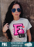 F Bomb PNG Snarky Digital Download Funny Sublimation
