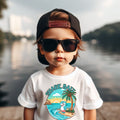 Shark PNG Toddler Boy Digital Design Beach Sublimation Design