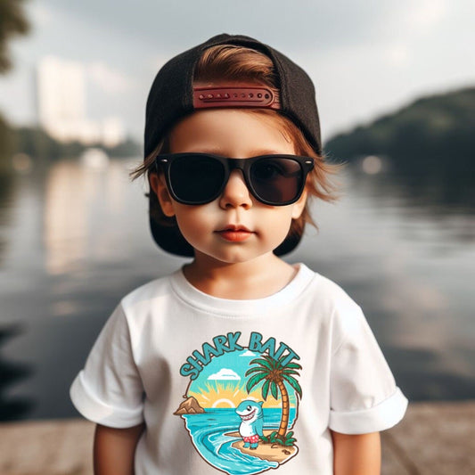 Shark PNG Toddler Boy Digital Design Beach Sublimation Design