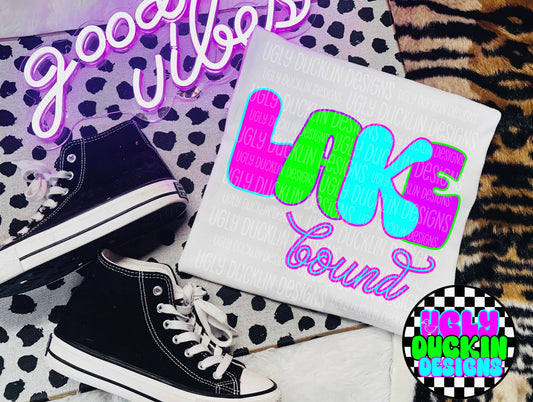 Lake PNG Summer Digital Design Sublimation Design