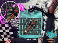 Teacher PNG Faux Embroidery Digital Design School Sublimation Design