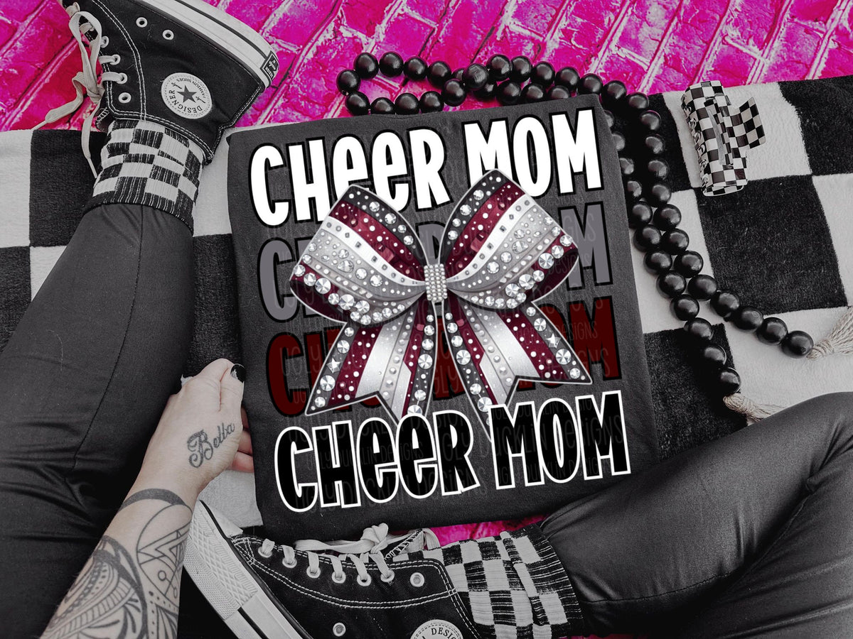 Cheer Mom PNG Cheer Digital Download Cheerleader Sublimation