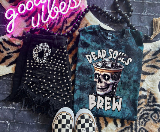 Dead Souls Brew PNG Skeleton Digital Design Snarky Sublimation Design