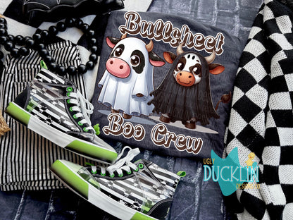 Bullsheet Boo Crew PNG Ghost Digital Design Kids Halloween Sublimation Design