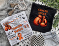 Cancer Awareness PNG Faux Embroidery Digital Design Kidney Cancer Sublimation Design