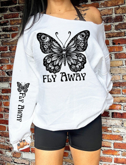 Fly Away PNG Self Love Digital Design Mental Health Sublimation Design