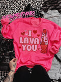 I lava you PNG Valentines Digital Download Love Sublimation
