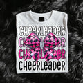 Cheerleader Pink Ombre PNG Cheer Digital Download Cheerleader Sublimation