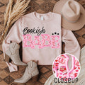 Bookish Babe PNG Bookish Digital Download Faux Embroidery Sublimation