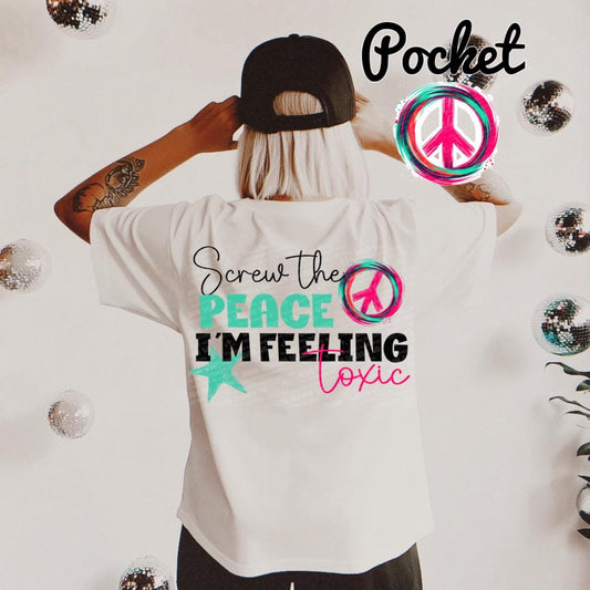 Feeling Toxic PNG Snarky Digital Download Funny Sublimation