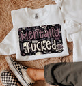 Mentally Fucked PNG, Bookish Digital Download Book Lover Sublimation