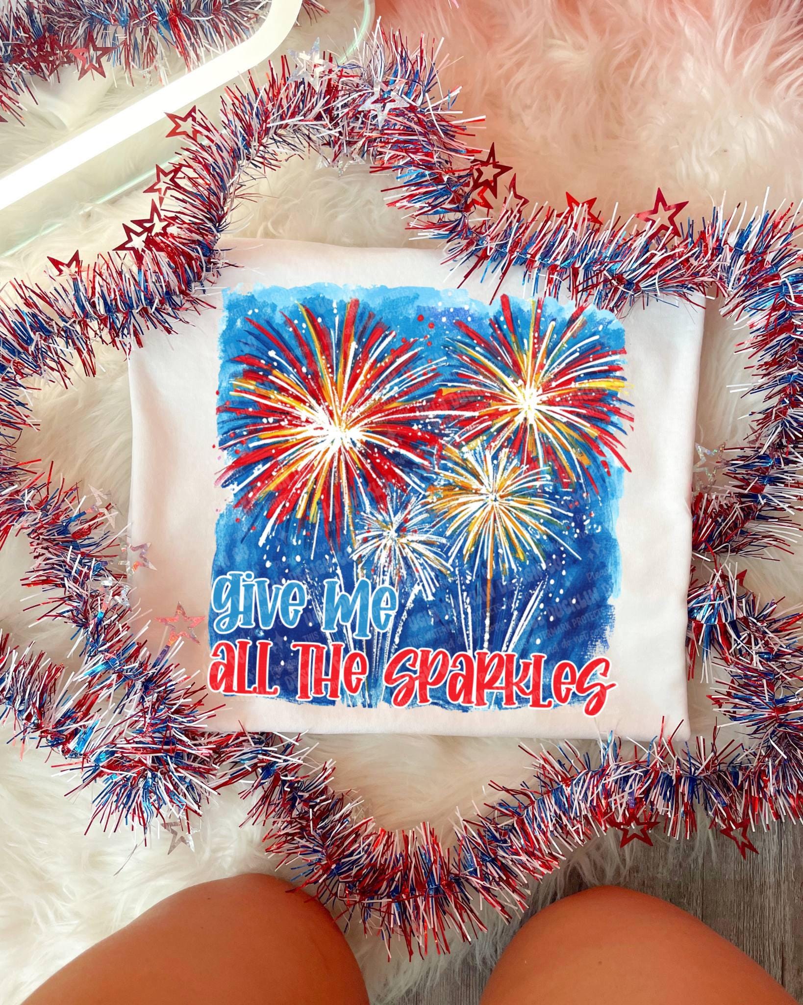 Sparkles 4th of July PNG Firework Digital Download Fourth of July Sublimation