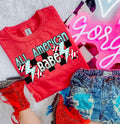 All American Babe PNG Memorial Day Digital Download Fourth of July Sublimation