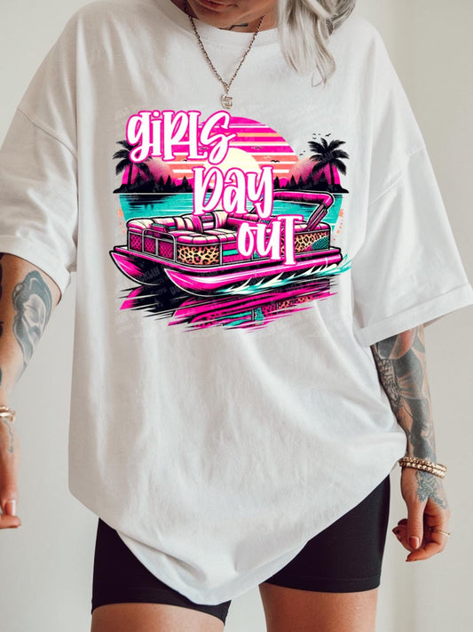 Girls Day Out PNG Summer Digital Design Sublimation Design