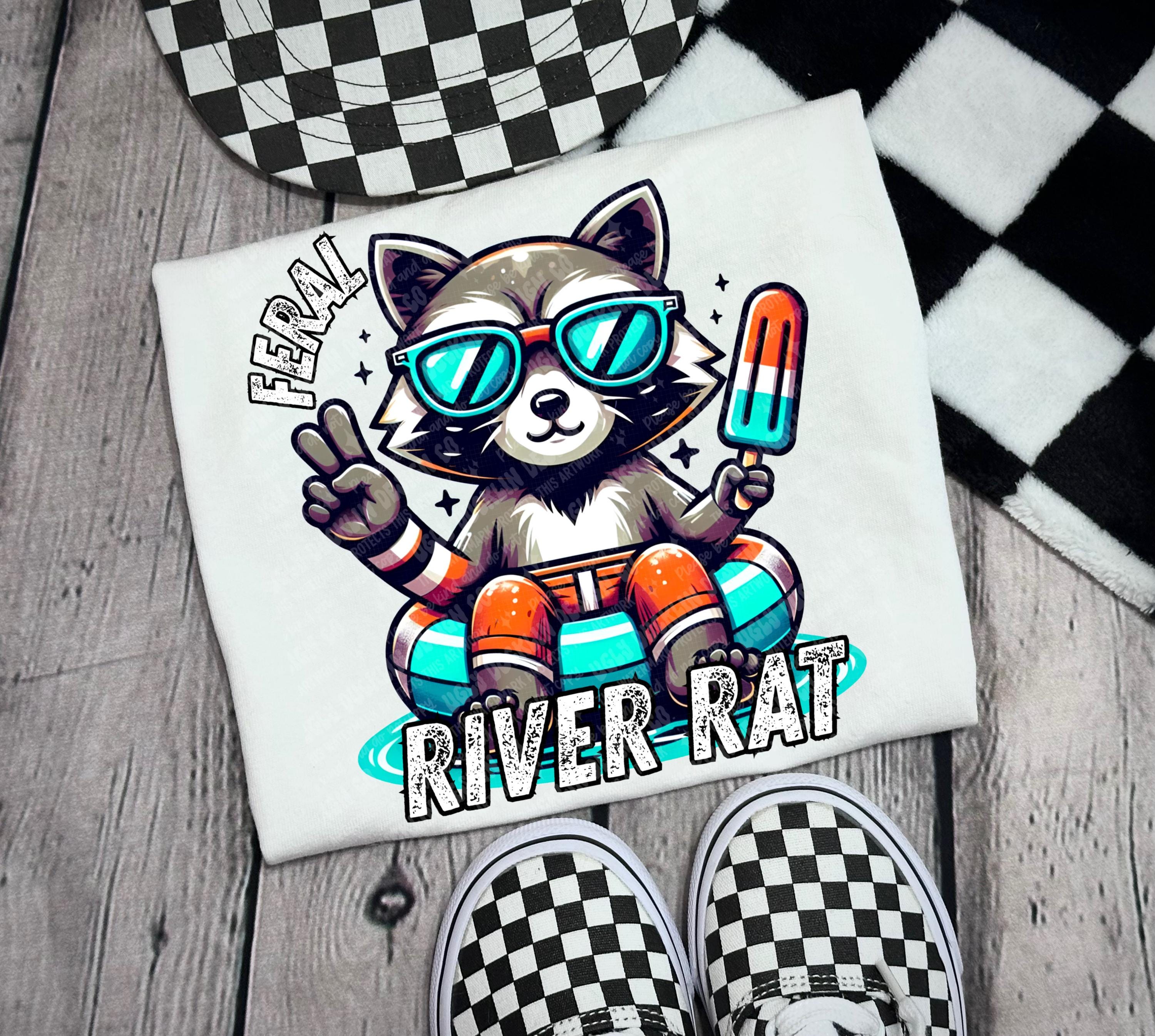 Feral River Rat PNG River Digital Download Summer Sublimation