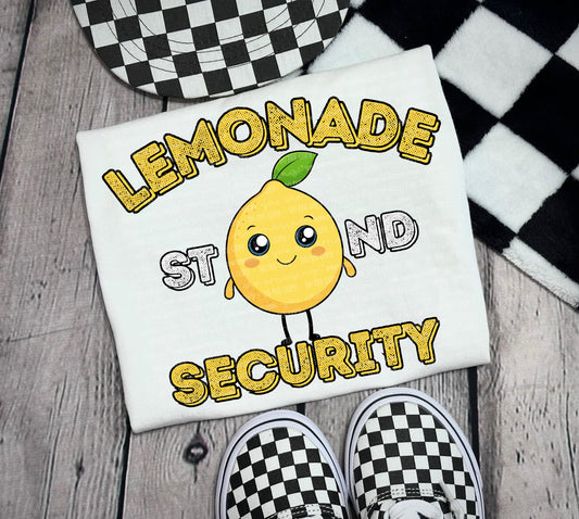 Lemonade Stand Security PNG CEO Digital Design Founder Sublimation Design
