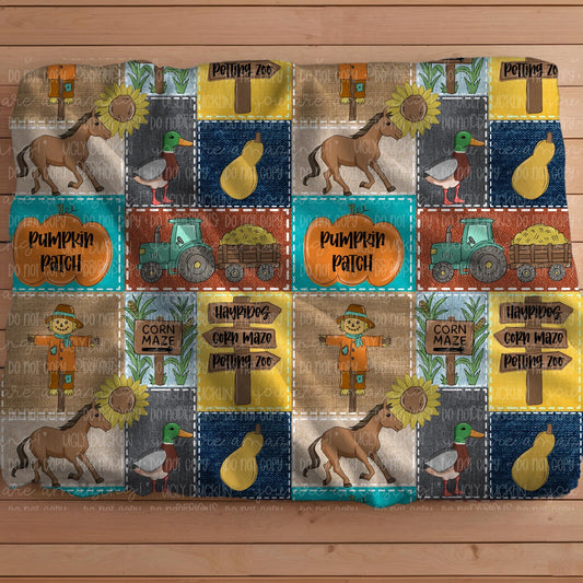 Fall Seamless Farm Digital Download