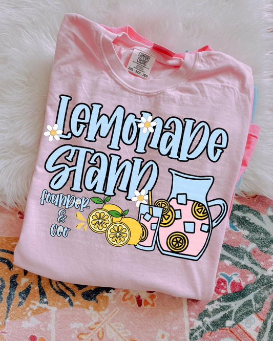 Lemonade Stand PNG CEO Digital Design Founder Sublimation Design