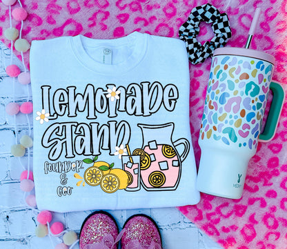 Lemonade Stand PNG CEO Digital Design Founder Sublimation Design