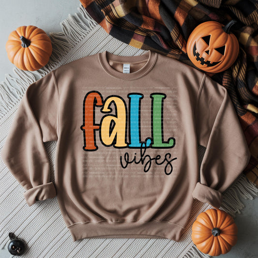 Fall Vibes PNG Fall Digital Download Autumn Sublimation