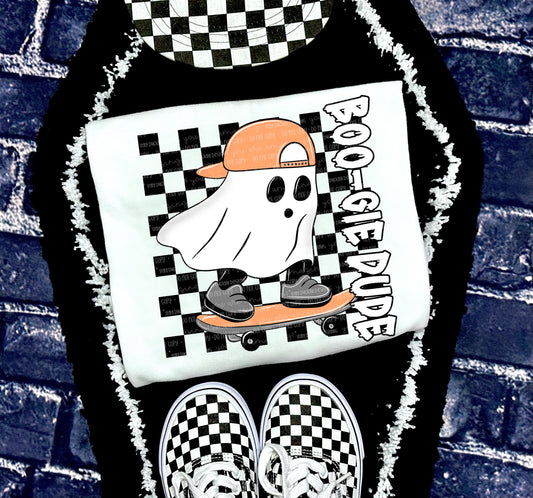 Boogie Dude PNG Kids Digital Design Skateboard Sublimation Design