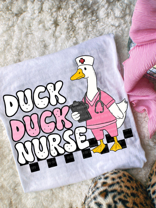 Nurse PNG Duck Digital Download Goose Sublimation