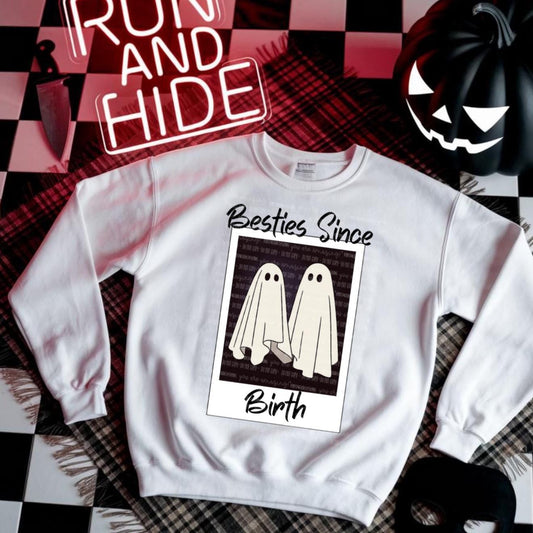 Besties PNG Ghost Digital Download Spooky Sublimation