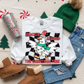 Quackin Around the Christmas Tree PNG Duck Digital Design Christmas Sublimation Design