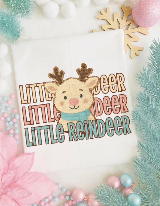 Little Reindeer PNG Reindeer Digital Design Christmas Sublimation Design