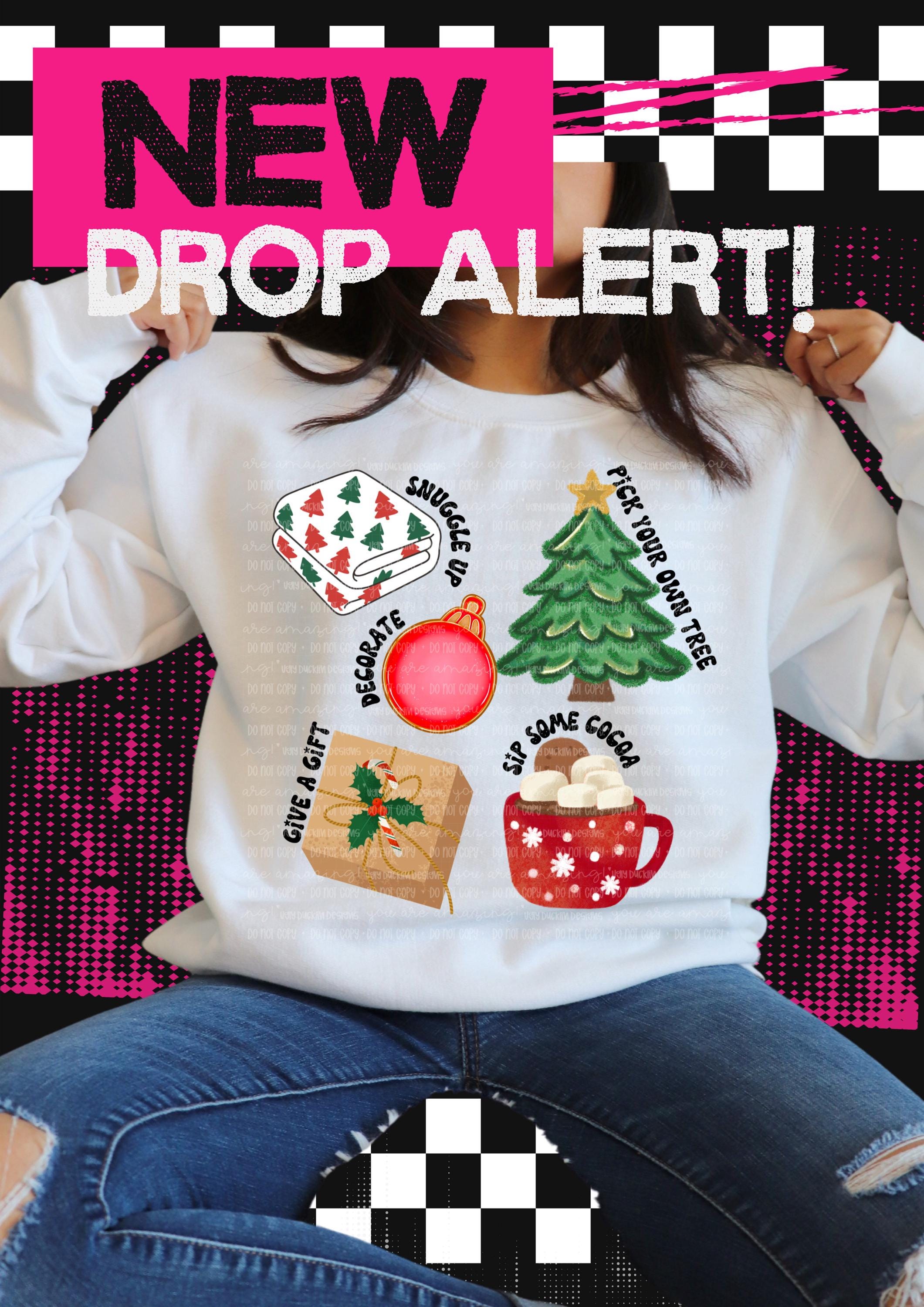 Christmas Vibes PNG Trendy Digital Design Christmas Sublimation Design