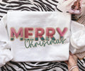 Merry Christmas PNG Hook and Loop Digital Design Christmas Sublimation Design