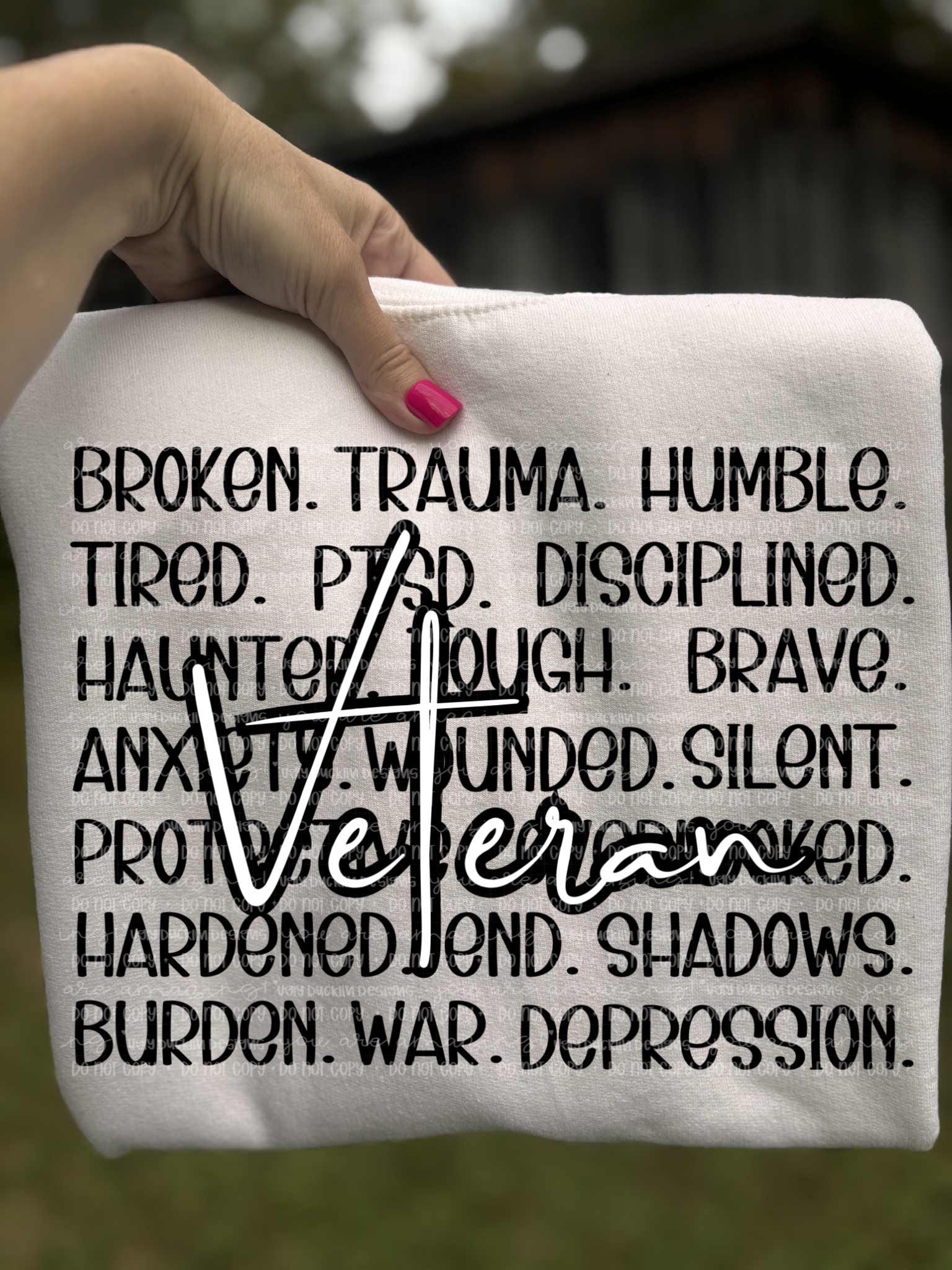 Veteran PNG Mental Health Digital Download Military Design