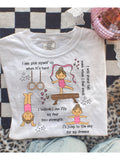 Gymnastics PNG Gymnastics Affirmations Digital Download Gymnast Sublimation