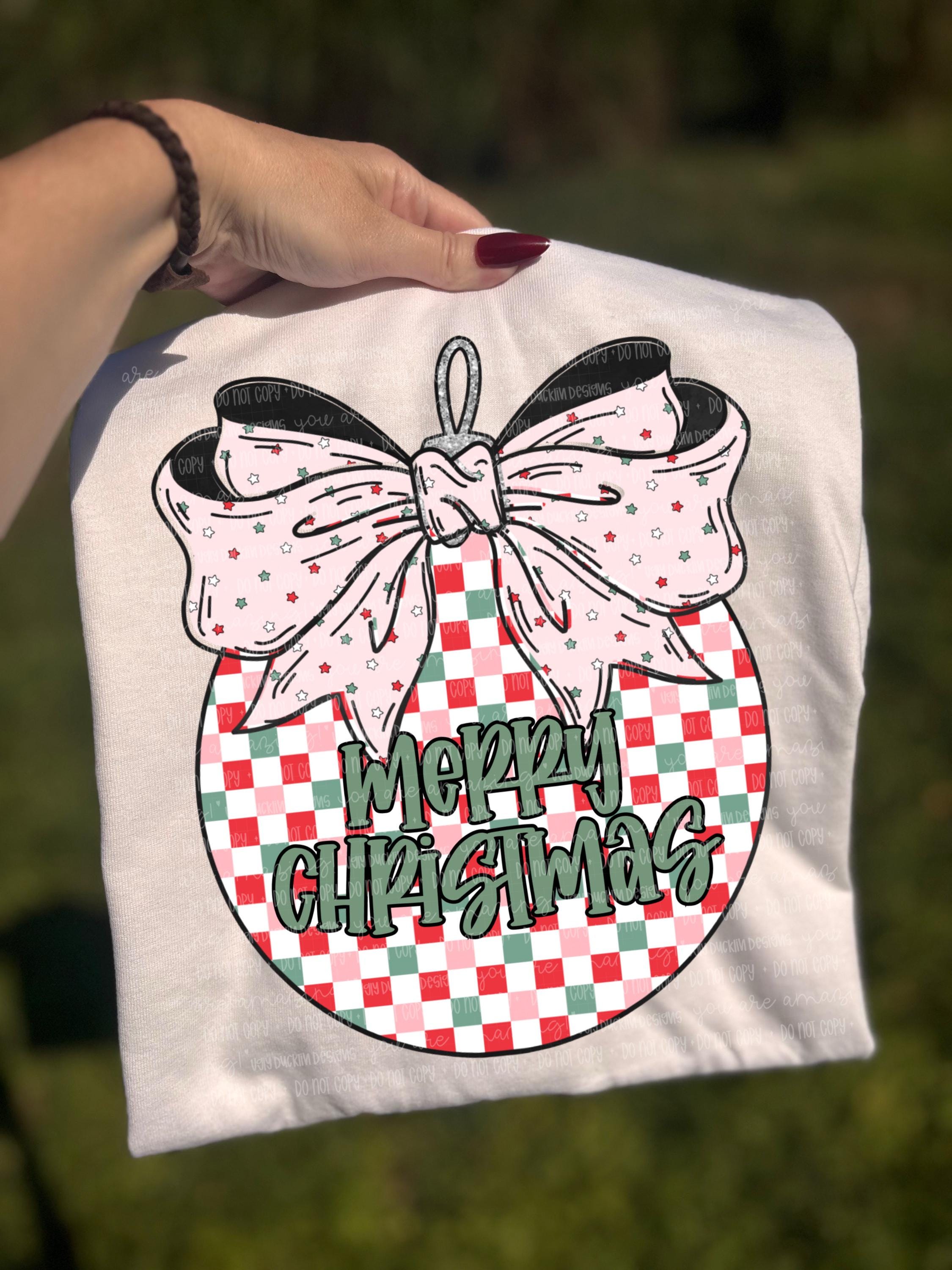 Merry Christmas PNG Ornament Digital Design Christmas Sublimation Design