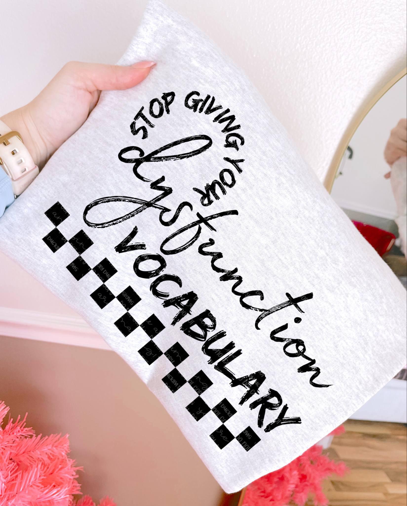 Stop Giving Your Dysfunction Vocabulary PNG Alt Digital Design Snarky Sublimation Design