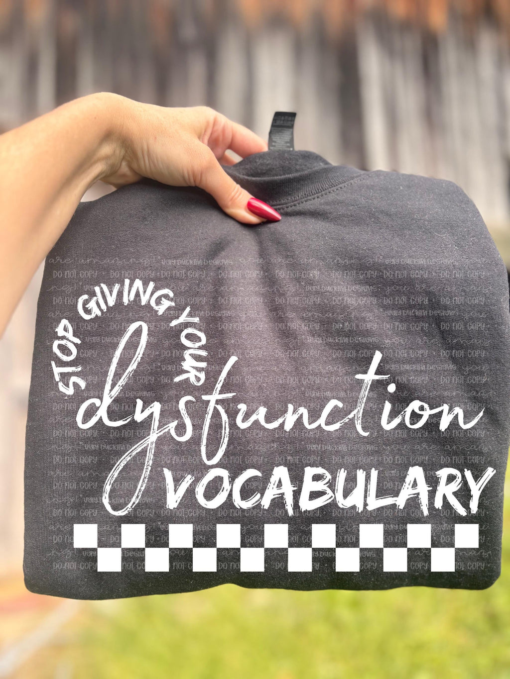 Stop Giving Your Dysfunction Vocabulary PNG Alt Digital Design Snarky Sublimation Design
