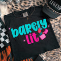 Barely Lit PNG Trendy Digital Design Snarky Sublimation Design