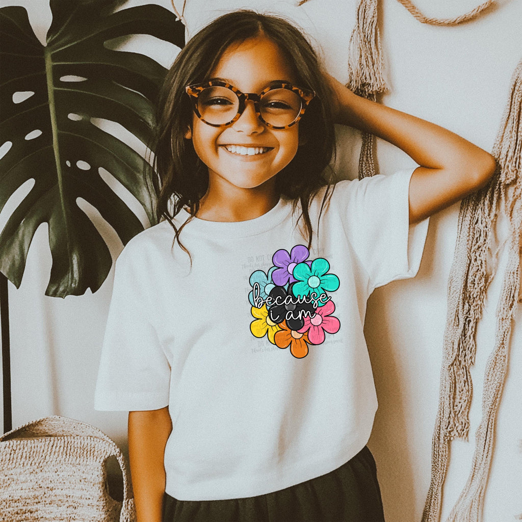 Kids Affirmation PNG, Spring Digital Download, Floral PNG